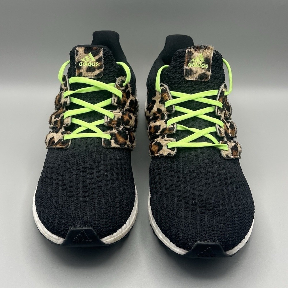 2020 Adidas Ultraboost DNA Leopard Animal Print Running - Men's Size 9.5 USED - Picture 3 of 8